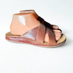 CHACO Sandall Women's 8 Wayfarer Leather Toffee Casual Slide Slip on